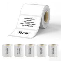 Seznik Thermal Lables, 50mmx30mm Labels, 2 inch Self-Adhesive Thermal Labels for Thermal Printer?
