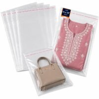 Plastic Transparent Poly Bags For Packing Saree Cloth Sealable | Used For Saree Packing, Shirts Packing?