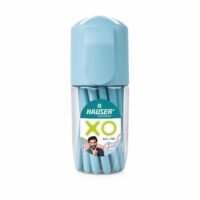 Hauser XO Ball Pen Set, 20 Pens in Storage Jar, Blue Black Red Assorted