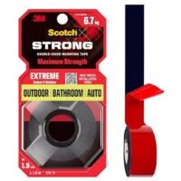 Scotch Extreme Double Sided Tape by 3M, 1M Holds 6.7Kg, Works On Uneven Surfaces, Weather Resistant?