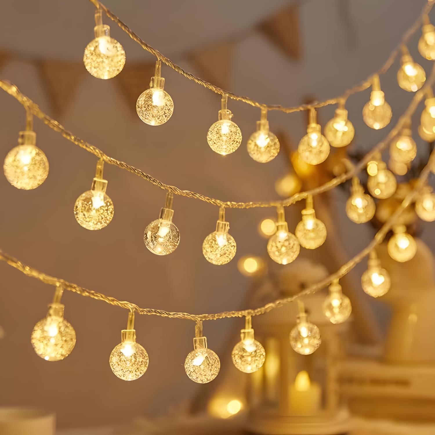 DesiDiya 35ft LED Pixel String Lights