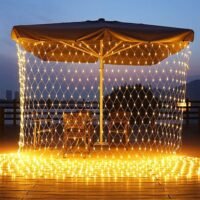 Purple Tree Net Mesh Lights 3x2m