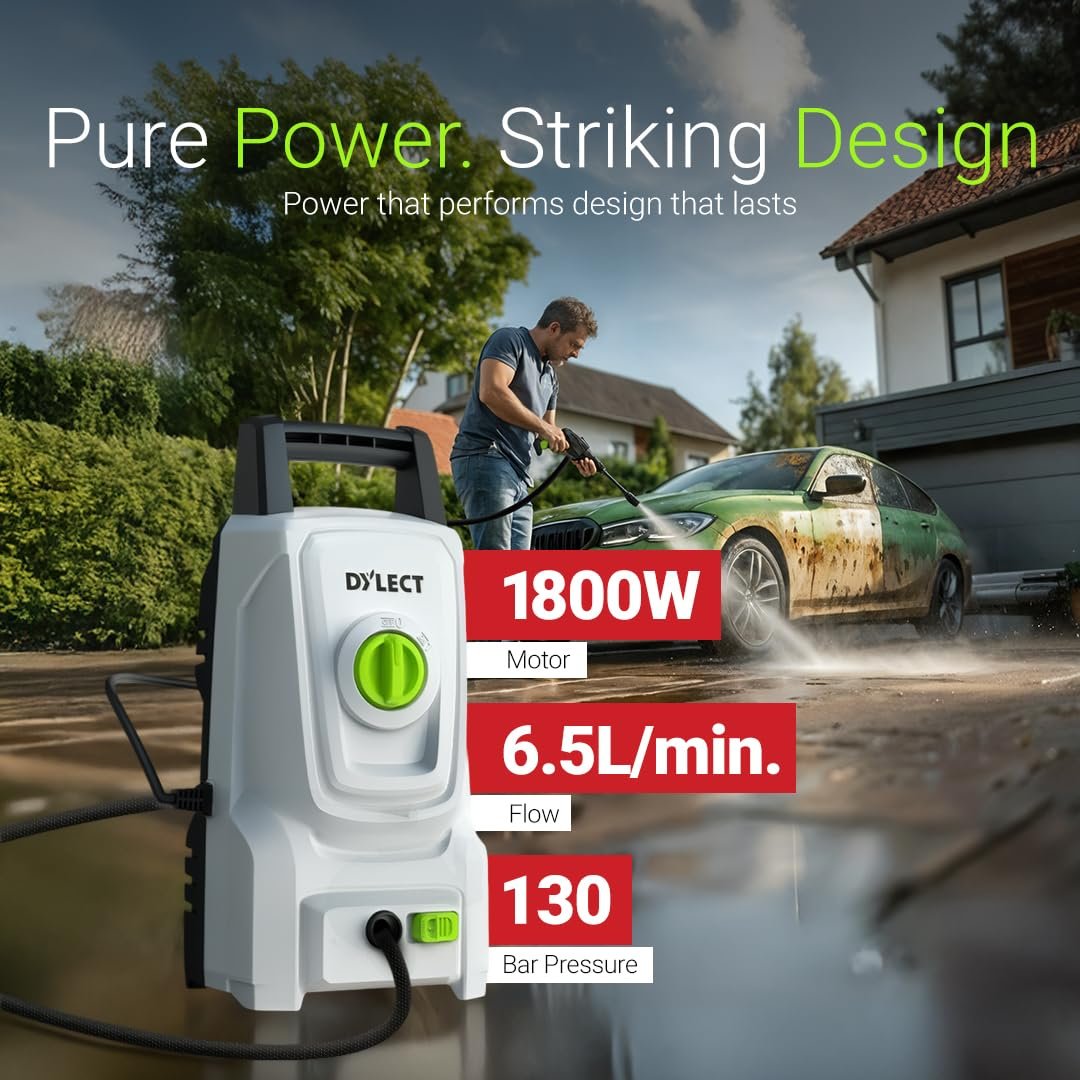 Dylect Flow Prime 1800W High-Pressure Washer