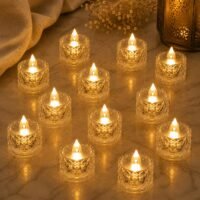 VERVENIX LED Tea Light Candles 12 Pack