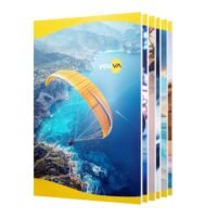 Navneet Youva | Soft Cover Long Notebook for Student | A4 Size (21cm X 29.7cm) | Single Line 172 Pages?